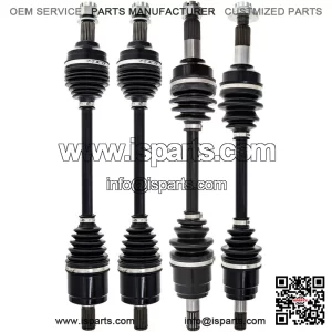 Front Rear CV Axle Kit For Honda Rancher 420 42250-HR6-A62 44220-HR3-A21