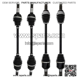 Front Rear CV Axle Kit for Yamaha Wolverine RMAX4 1000 B4J-2518F-00-00