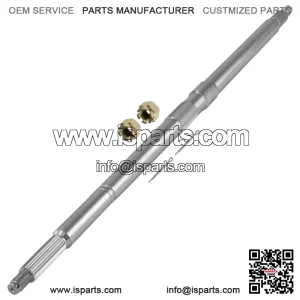 Rear Axle Shaft with Castle Nuts Pin For Polaris Xpedition 325 425 2000-2001