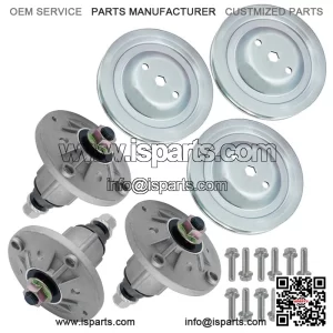 Deck Spindle & Pulley for John Deere 190C D170 E180 G110 LA150 LA175 S180 54"