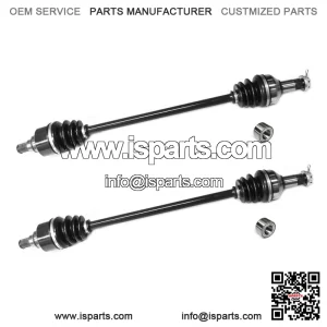 Set of Front Axles & Wheel Bearings for Arctic Cat Wildcat 1000 12-15