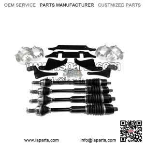 Axles 2" Lift Set with Wheel Spacers for Polaris RZR S 900 & S 1000