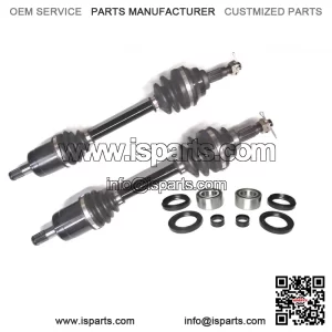 Set of Front CV Axles & Wheel Bearings for Honda Rincon 650 2003-2004