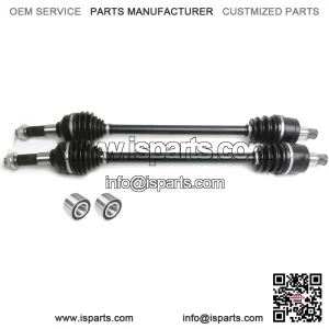 Set of Front Axles & Bearings for Kawasaki Mule Pro FX FXR FXT DX DTX