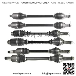 Set of CV Axles for Polaris, 2010-2016 Ranger 800 6x6, Front Middle Rear