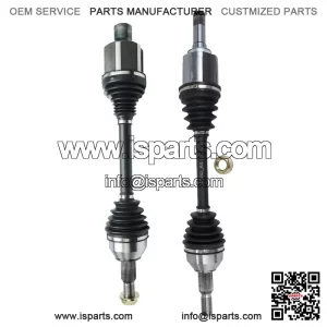 Complete Pair Front CV Axle Shaft Assembly for 2007-17 GMC Acadia Buick Enclave