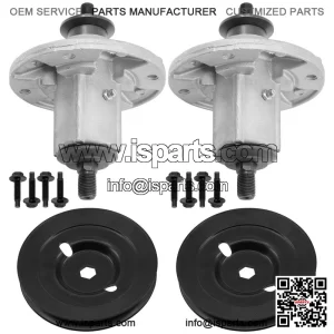 Deck Spindle & Pulley for John Deere X300 38" 42" / X304 X310 X320 X324