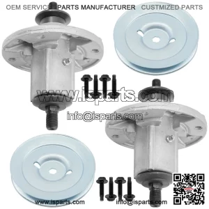 42' Deck Spindle & Pulley for John Deere X300 X304 X324 X360 M152545 AM137483