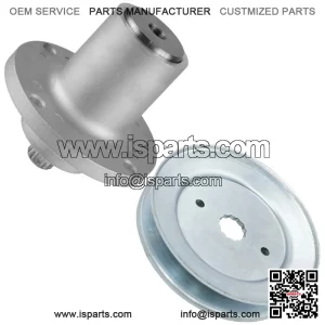 607418 601804 604664 54" Deck Spindle w/ 5.78" OD Pulley for Hustler Raptor SD