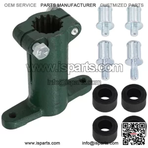 R34359 Hydraulic Pump Drive Shaft & Bushing w/ Bolts For John Deere 4000 4020