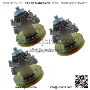 3PK 50" Deck Spindle with Pulley for Cub Cadet RZT-50, i1050, LT1050, SLT1550 - Mower Deck Repair Kit