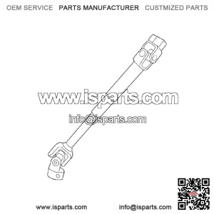 Hyundai Steering Shaft - OEM #563701E500