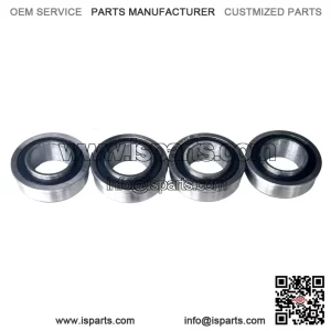 4PCS Front Wheel Bushing to Bearing Conversion Kit Replaces Craftsman, Sears, AYP, Poulan, 9040H - 9040-H - OEM Upgrade - Bearing