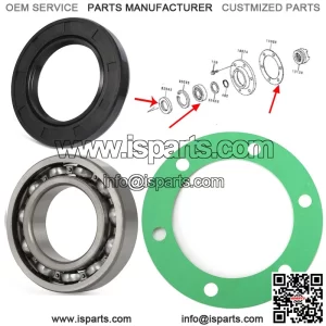 For Kawasaki Mule Inside Rear Axle Bearing Seal Gasket #11060-1251 92045-1208 (For: More than one vehicle)