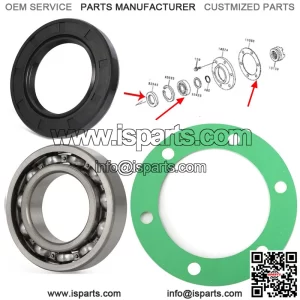 For Kawasaki Mule #92049-1298 Inside Rear Axle Bearing &Seal &Gasket #11060-1251 (For: More than one vehicle)