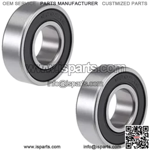 Front and Rear Wheel Bearing Set fit Coleman Powersports CT200U, CT200U-EX Trail 200 Mini Bike, Baja MB165 MB200 Mini Bikes Part# GB276-89/6202Z (2, RS)