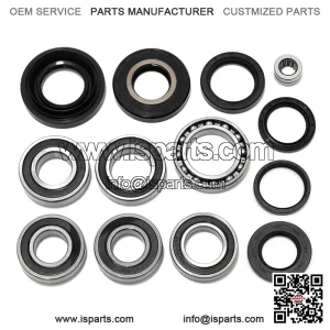 Rear Differential & Axle Bearings Seals Kit For Honda Rancher 350 400 TRX350 TRX400 2000-2006
