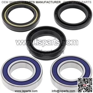 Front Wheel Bearing Seal Kit 25-1108 Compatible with/Replacement for Suzuki LT-4WD 250 Quad Runner 1987-1998, LT-A400 2WD King Quad 2008-2009, LT-A400 Eiger 2wd 2002-2007