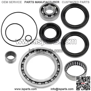 Rear Differential Bearing Seal Kit for Yamaha Rhino 700 YXR700F 4X4 FI 2008-2013 (For: 2006 Yamaha Rhino 660)