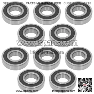 6308-2RS 6308 2RS C3 Deep Groove Rubber Sealed Ball Bearings 40x90x23