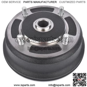 Front Brake Drum for 2001-08 Kawasaki Mule 3000 3010 3020 4000 4010 Gas Diesel (For: More than one vehicle)