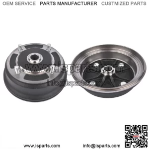 Pair For Kawasaki Mule 3000 3010 4000 4010 KAF950B 4x4 Diesel Front Brake Drums (For: More than one vehicle)