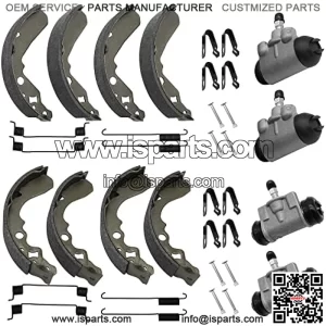 Front Rear Brake Wheel Cylinders All 4 fit for Kawasaki KAF300 Mule 500 520 550 1991-2004