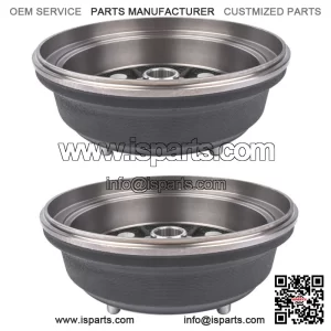Pair Front Brake Drums for Kawasaki Mule 3000 3010 4000 4010 KAF950E 4x4  Diesel