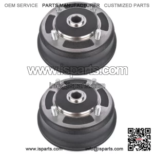 2x Front Brake Drums for Kawasaki Mule 3000 3010 3020 4000 4010 2x4 4x4 KAF620G