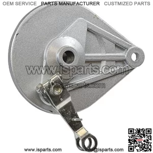 AlveyTech Brake Assembly - Replacement for the Massimo, Baja, Hensim MB165, MB200, Heat, Warrior, 196cc 6.5 Hp Engine Mini Bikes, Dirt Pit Bike, Rear Drum Kit Accessories for Gas Power Bicycle 1-Set