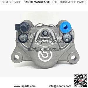 OEM Titanium Dark Grey Rear Brake Caliper compatible with Brembo on 848/1098/1198, StreetFighter, Hypermotard 939/821