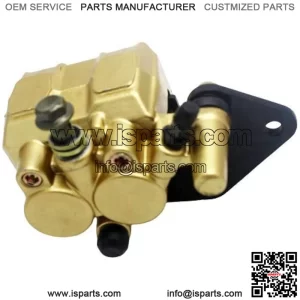 ATV Off-Road Motorcycle Universal Brake Caliper 45mm Hole Pitch 110cc to 125cc 2 Pot Caliper Gold Gold