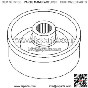 67800-22380 BRAKE DRUM Fits Kubota B20 B2150 B8200 B9200