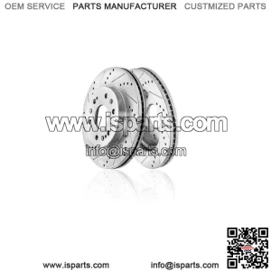 Front Drilled Brake Rotors for Chevy GMC Silverado Sierra Suburban 1500 Tahoe (For: More than one vehicle)