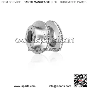 Front Drilled Disc Brake Rotors for GMC Chevrolet Sierra Silverado 2500 3500 HD (For: More than one vehicle)