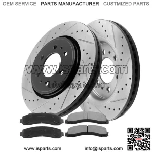 Front Brake Rotors Brake Pads for 10-20 Ford F150 Expedition Lincoln Navigator (For: Ford F-150)