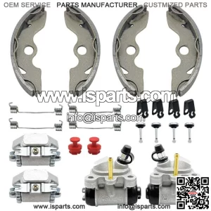 Front Brake Wheel Cylinder Shoes Adjusters Kit for Honda FourTrax 300 2x4 TRX300 (For: Honda)