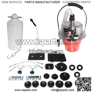 Portable Pneumatic Air Pressure Brake Kit & Clutch Bleeder Valve System Kit