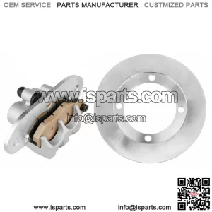 Rear Brake Caliper And Disc Rotor W/Pad For Yamaha Rhino 700 YXR700 4X4 2008-13(For: Yamaha Rhino 700)