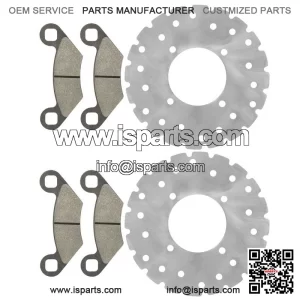 Polaris Scrambler 500 2X4/4X4 2001-2009 Front Brake Disc Rotors w/Pads