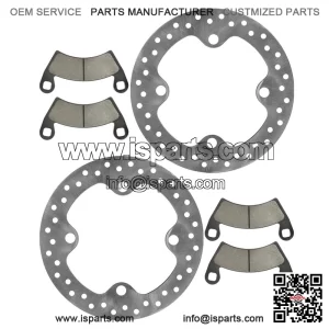 Front Brake Rotors & Pads for Polaris RZR XP 1000/RZR XP 4 1000 (2014-2025)