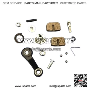 DISC BRAKE CALIPER AND PADS FOR 97CC 2.8HP MOTORSPORTS DOODLE BUG DB30 (BLITZ, DIRT BUG, RACER) MVS10 ELECTRIC RAZOR MX500 RSF350 MINI BIKE 43 47 49CC MINI ATV GAS SCOOTER DIRT POCKET BIKE