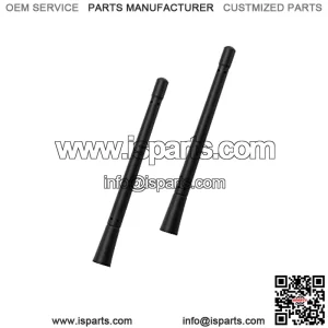 7- inch Short Motorcycle Antenna Replacement for Harley Davidson 1989-2022 Touring Electra Glide Ultra Classic ?Custom Flexible Rubber (2 Pack)