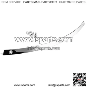 Batwing Windshield Trim, Polished Stainless Windshield Trim Compatible for Harley Electra Glide, Street Glide and Trike Models 1996-2013