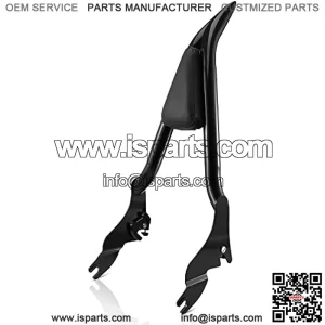 Sissy Bar For Harley Davidson Touring 28" Detachable Rear Passenger Backrest Quick Release Compatible With Road King Road Glide Street Glide Electra Glide Road King 2009-2023