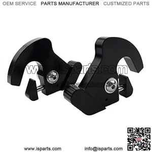 Detachable Rotary Mounting Sissy Bar Luggage Rack Latch Clips Kit Fits for Harley Davidson Sportster Touring Street Glide Road King Electra Glide 1986-2021 chrome#9 Latch Clips 7013128