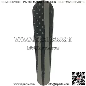 Kustom Cycle Parts Premium Aftermarket Black and Grey American Flag Dash Insert! Fits Harley Davidson 2008-2020 Street Glides and 2010-2020 Road Glides. Made in USA 08-20 Street/Road Glide Dash Insert