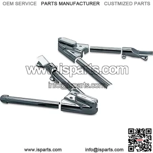 Kuryakyn 8256 Motorcycle Accent Accessory: Swingarm Covers for 2000-07 Harley-Davidson Softail Motorcycles, Chrome