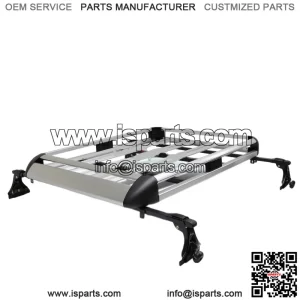 50"X 38" Aluminum alloy roof rack/SUV TOP CARGO BAGGAGE/BAG CRARIER BASKET + CROSSBAR