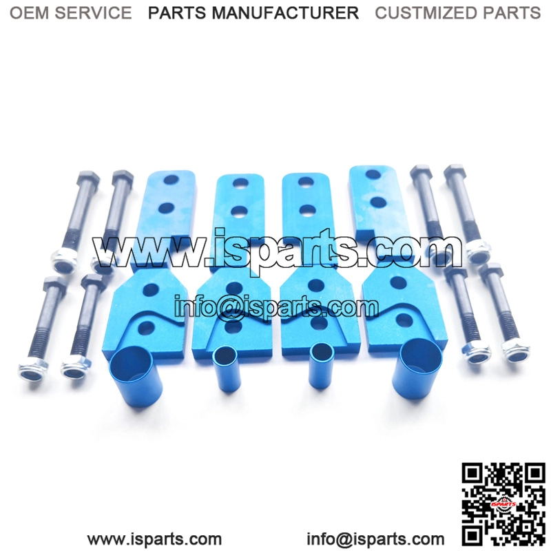 Blue 2" Yamaha Rhino 450 660 700 ATV Full Suspension Lift Kit (13002 986-12112)